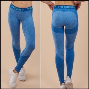 Gymshark Flex Leggings in Marine Blue Blueberry